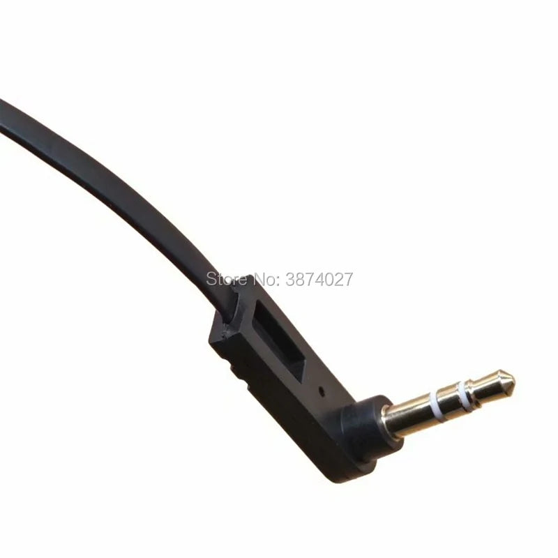 13CM 3.5mm 1/8" Stecker TRRS Rechter Audio Aux Auxiliary flat Cable Audio 90 Degree Angled