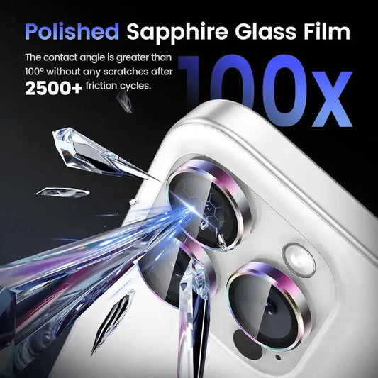 3Pcs Metal Lens Protector Glass For iPhone 16 13 12 11 14 15 Pro Max Mini Camera Lens Protection Film For iPhone 16 14 15 Plus