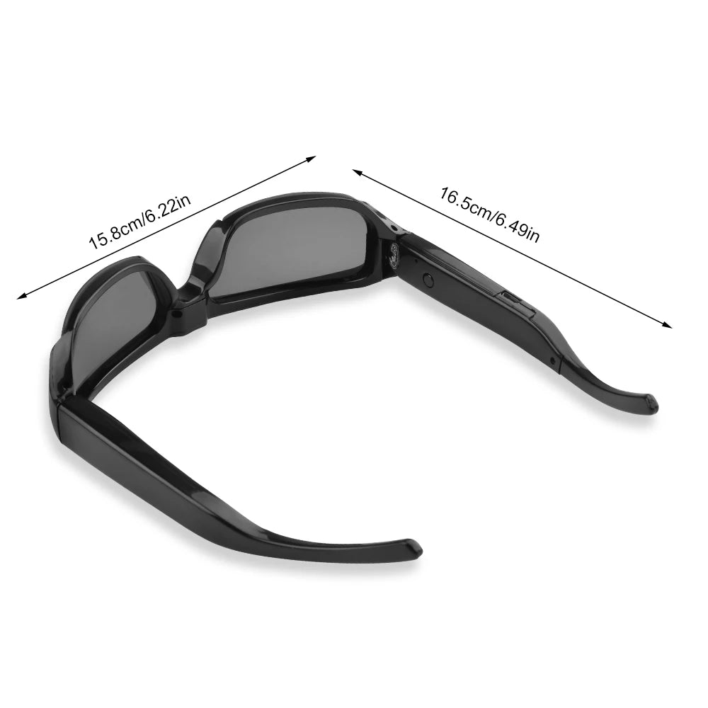 Glasses Camera HD 1080P Video Take Photo Outdoor Video Recorder Cycling Wearable Protable Mini Camera One Button Control