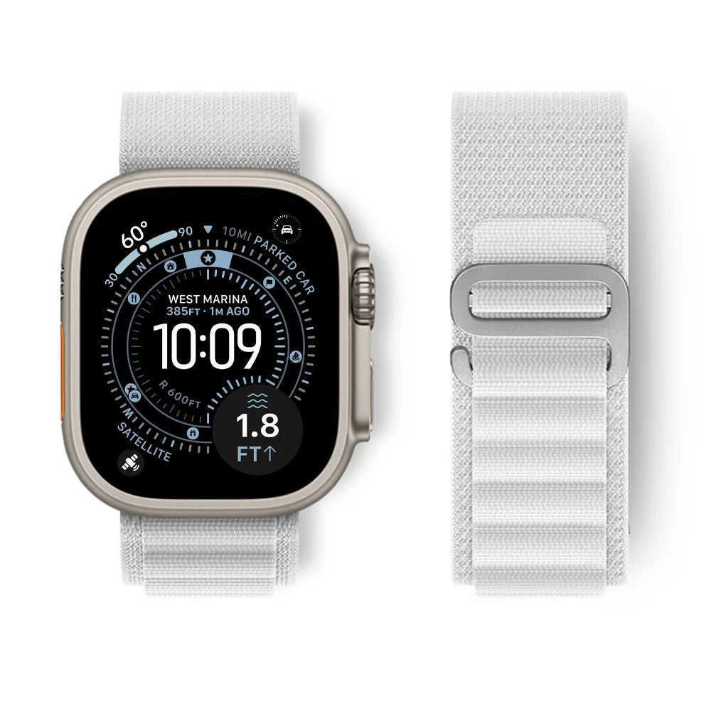 Alpine Loop Strap For Apple Watch Ultra 3 band 49mm Nylon bracelet iwatch series 11 10 42/46mm SE3 40/44mm 7 8 9 45mm 41mm Band