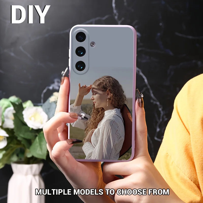 DIY Photo Customized Case For Samsung Galaxy A55 A54 A53 A52 Case A35 34 S25 S24 S23 S22 S21 S20 Ultra Plus FE TPU Soft Cover