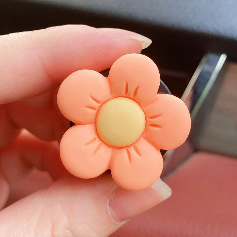 6/3/1PC Set Flower Car Outlet Vent Clip Small Daisy Air Conditioning Clip Car Interior Decoration Aromatherapy Perfume Clip Gift
