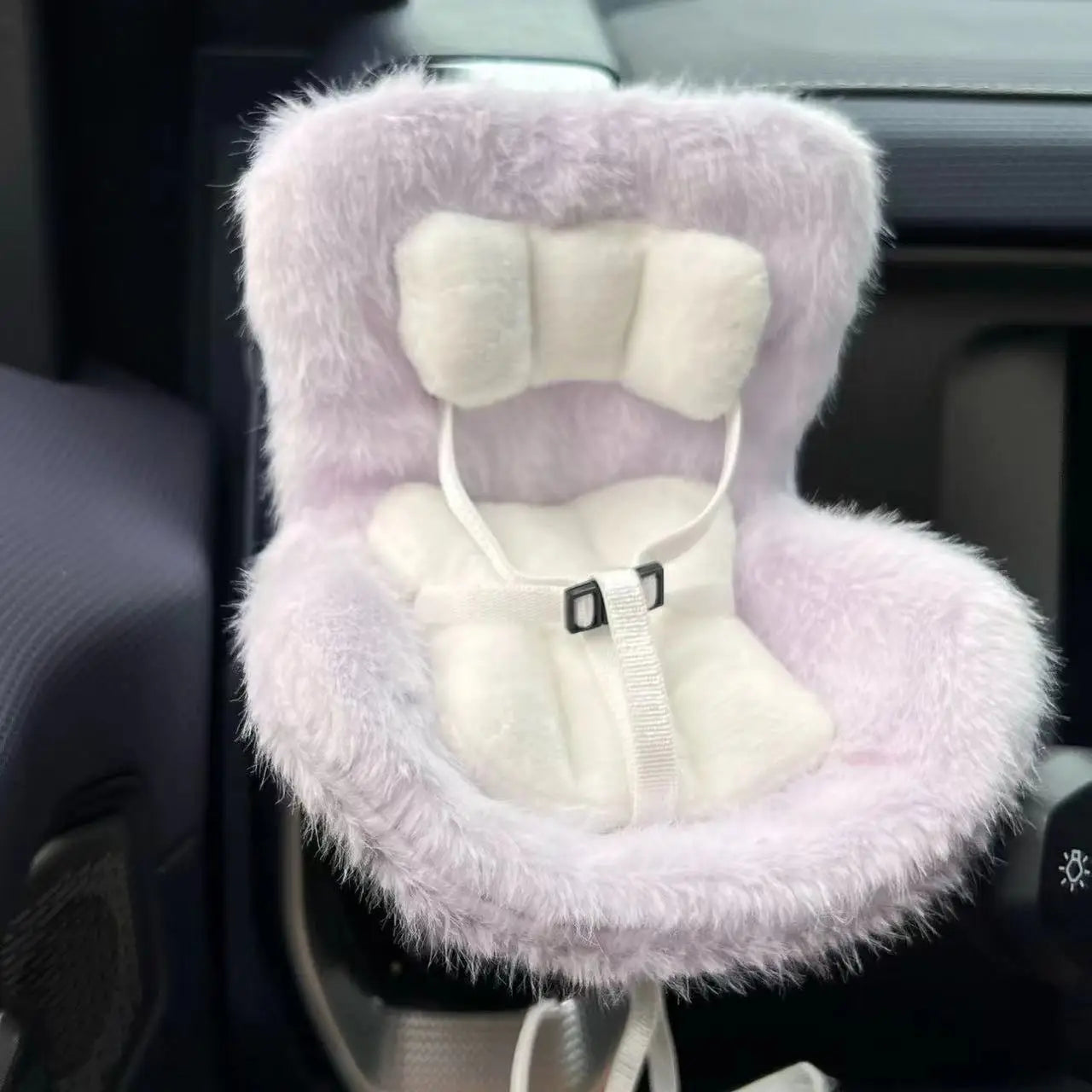 Car Doll Safety Seat for 17cm Cartoon Chair Model Car Seat Outlet Decor for Doll Car Interior Styling