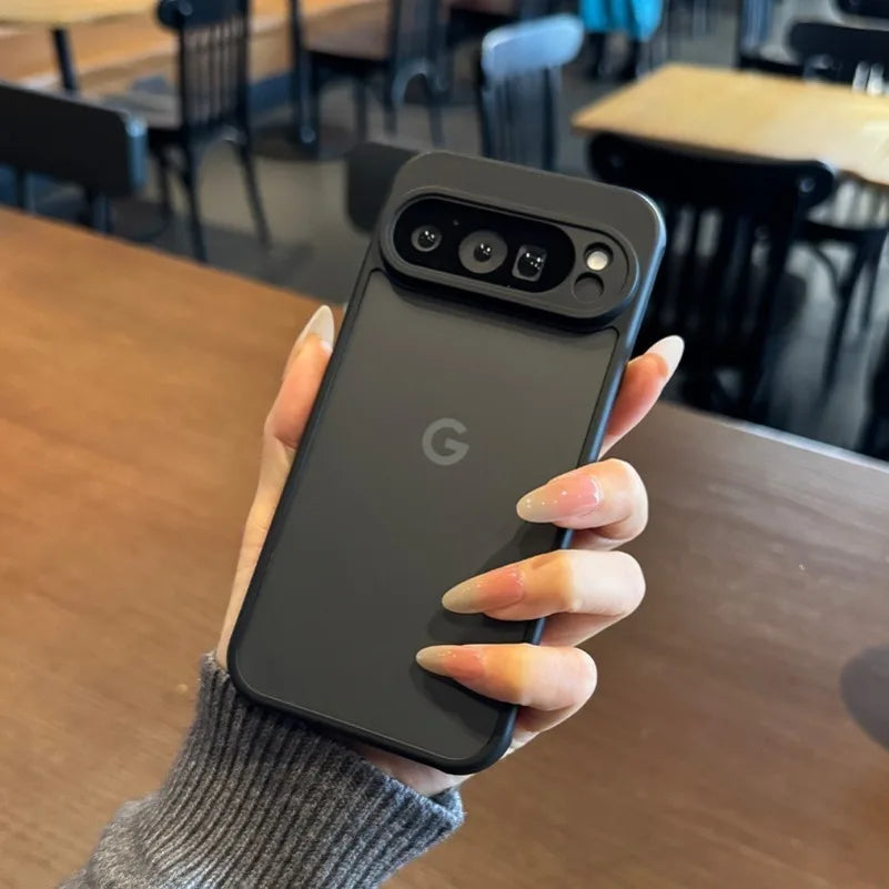 For Google 9A Magsafe Case Slim Matte Carbon Fiber Wireless Charging Cover for Google Pixel 9 Pro XL 8A 8 Pro Armror Back Cover