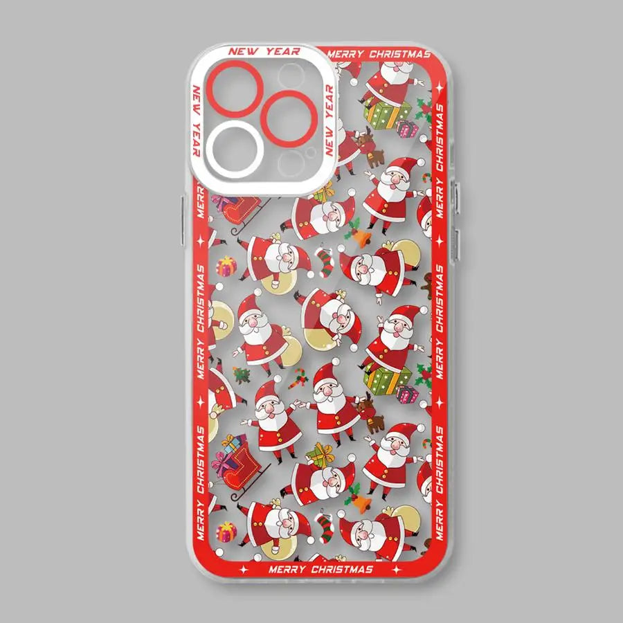 Winter Merry Christmas Phone Case for Redmi Note 10 12 13 4G 5G 10S 10Pro 10Lite 11 11S 11Pro 12Pro 13Pro 4G5G 11 12 13ProPlus5G