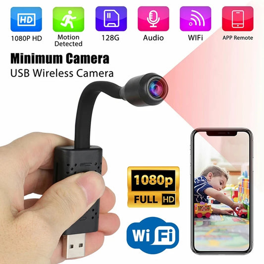 Mini Camera HD 1080P WiFi Camcorder Portable Wireless Module Video Recorder Support Remote View P2P Camera Small Body Cam