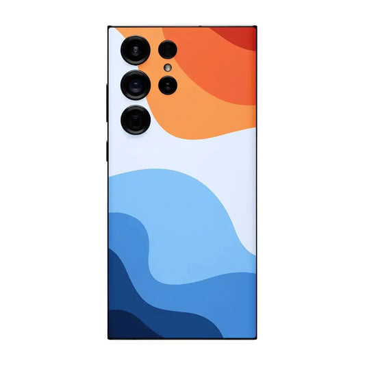 vinyls Film For Samsung S23 S25 Ultra S24 Films Cases Decal Skin Aurora Back Covers Protector Wrap Ultra Thin Stickers