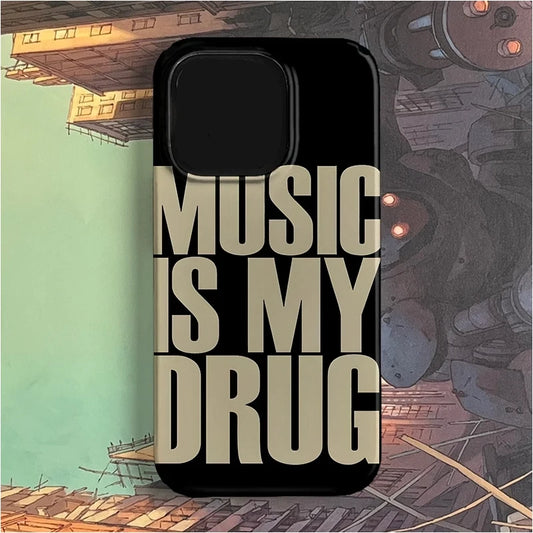Love Music English Trendy Y2K Art Personalized Creative Phone Case For iPhone 16 15 14 13 12 11 Pro XS Max 7 8 Plus MINI Cover