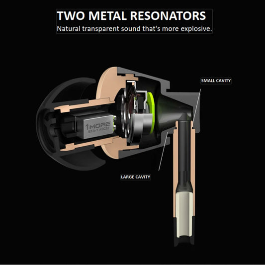 1MORE Triple Driver E1001 In-Ear Wired earphones 3.5mm Headphones with High Resolution Bass Driven Sound Type c headphones