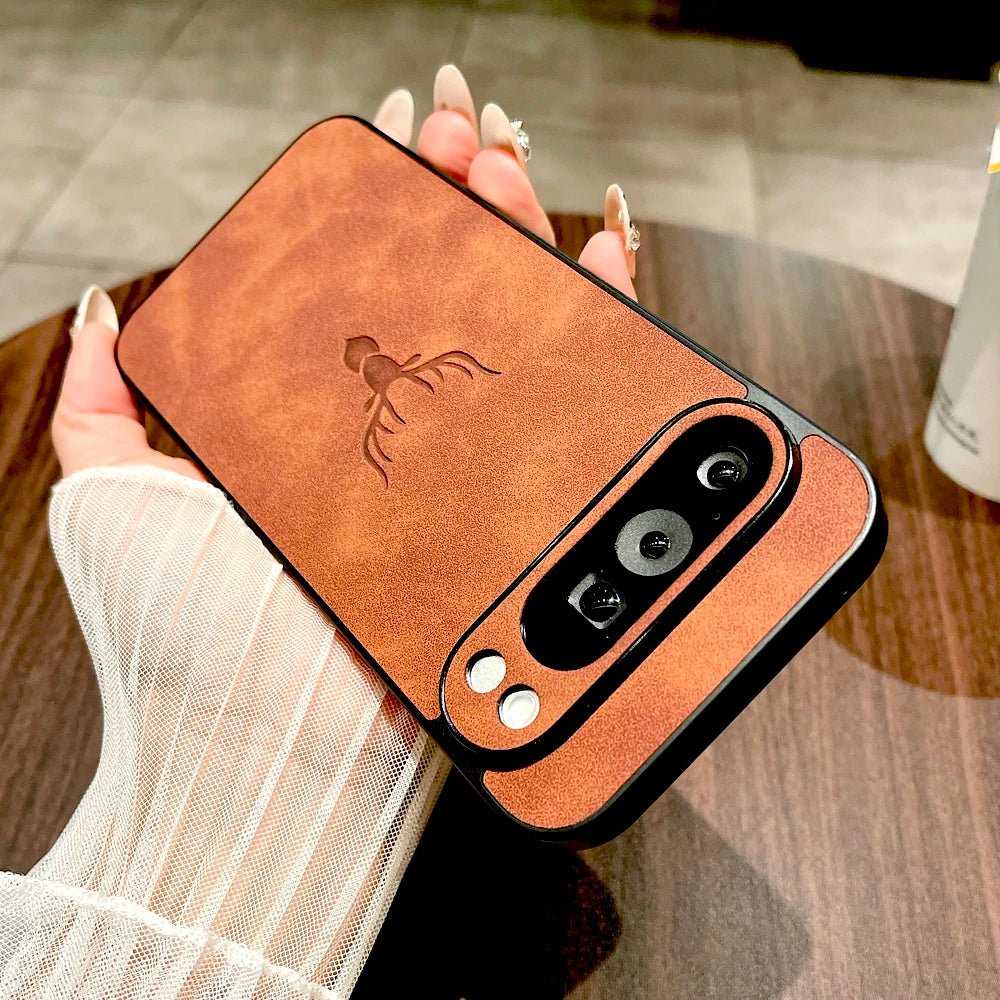 Retro Leather Case For Google Pixel 9 8 7 Pro XL A 9A 8A 7A 9Pro 8Pro 7Pro For Pixel 9 8 7 Pro XL A 9A 8A 7A Phone Retra Cover