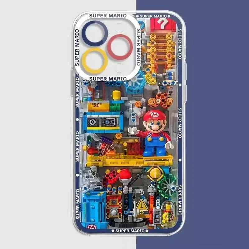 Building Blocks M-Marios Case For Xiaomi 13T 12T 11T 10T 14 13 12 11 Lite 5G NE POCO F6 X6 Pro X3 NFC X5 X4 GT F3 F4 F5 M6 M5S