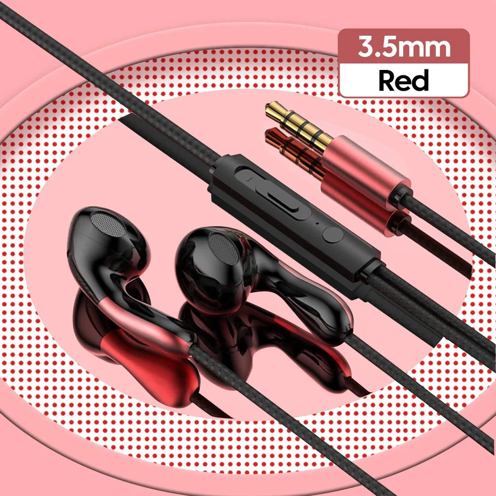 Type C Wired Earphone For Samsung Galaxy S24 S23 S22 Ultra USB-C Headphones A53 A52 A34 A54 Note 20 10 3.5mm Jack Earbud Headset