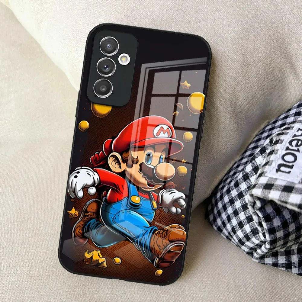 Hot Games M-Marioes Phone Case for Samsung S24 Ultra S23 S22 S20 Fe S21 Plus Galaxy A54 A34 A24 A53 Note 20 Glass Cover