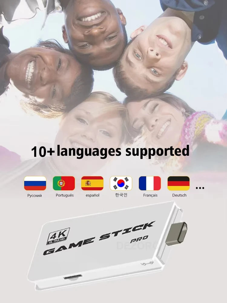 retro game console M15 64GB 20000+game 4K high-definition output handheld video game stick 20+emulator GBA PS1 arcade game