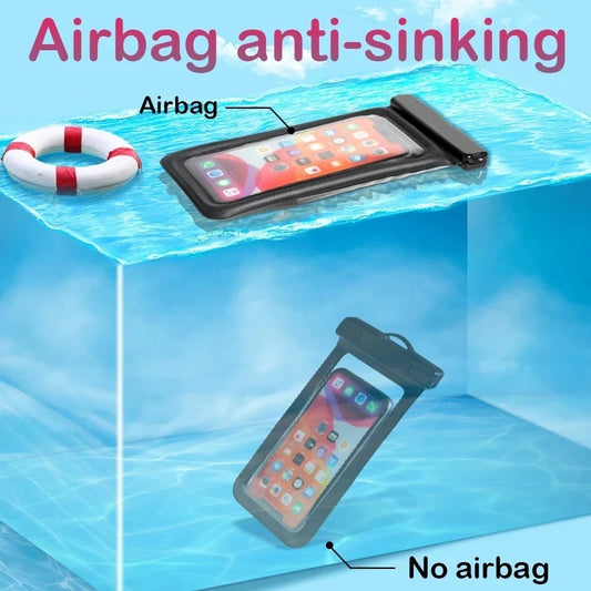 IP68 Universal Waterproof Phone Cases Bag For iPhone 16 15 14 13 12 11 Pro Max X Xiaomi Samsung S24 Ultra Swim Cover Accessories