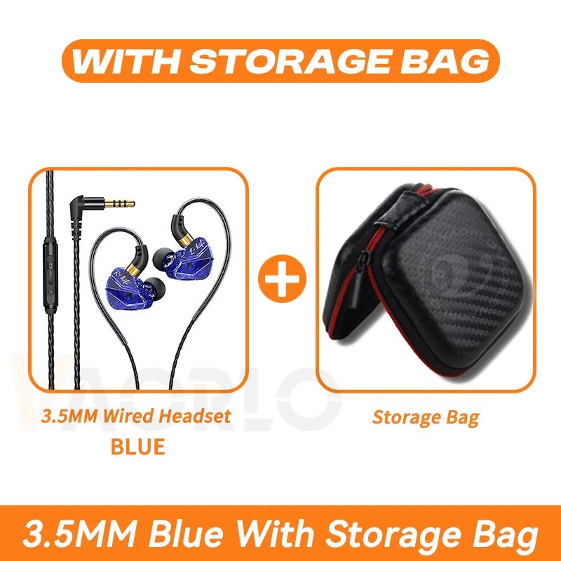 9D Surround HIFI Heavy Bass Headset 3.5MM/Type-C Digital Chip With Mic In-Ear Wired Headphones Music Sports For Samsung Android