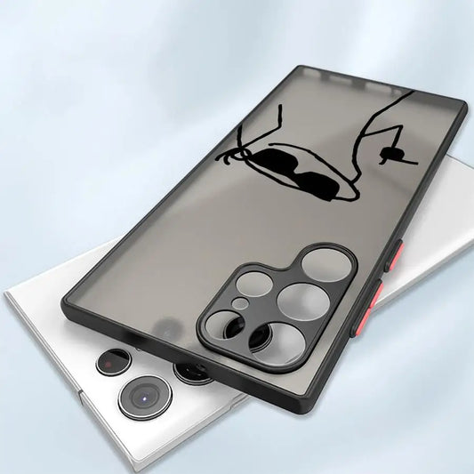 Cartoon Matchman Case for Samsung Galaxy S24 Ultra S23 Plus S25 S22 S21 FE S20 Note 20 S9 S10 Fashion Funda Silicone Phone Cover