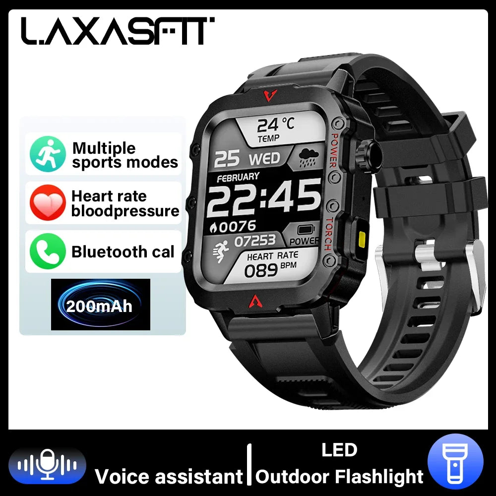 2024 New LED Men's Smartwatch Bluetooth Talking Smartwatch Multi Sport Mode Health Monitoring Smart Watch