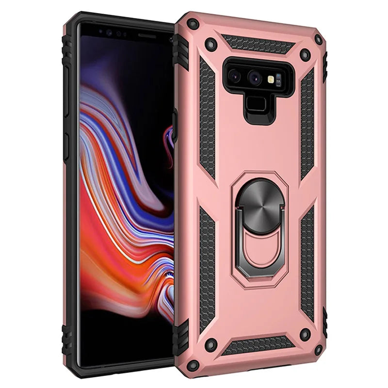 Sergeant Armor Phone Case For Samsung Note 9 8 10 5G Shockproof Kickstand Protective Cover Back Case for Galaxy Note10 Plus Caso