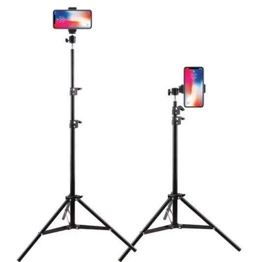 Foldable 56cm-160cm Extendable Mobile Phone Stand Holder Live Tripod Video Recording Selfie Landing Monpod For Phone Camera