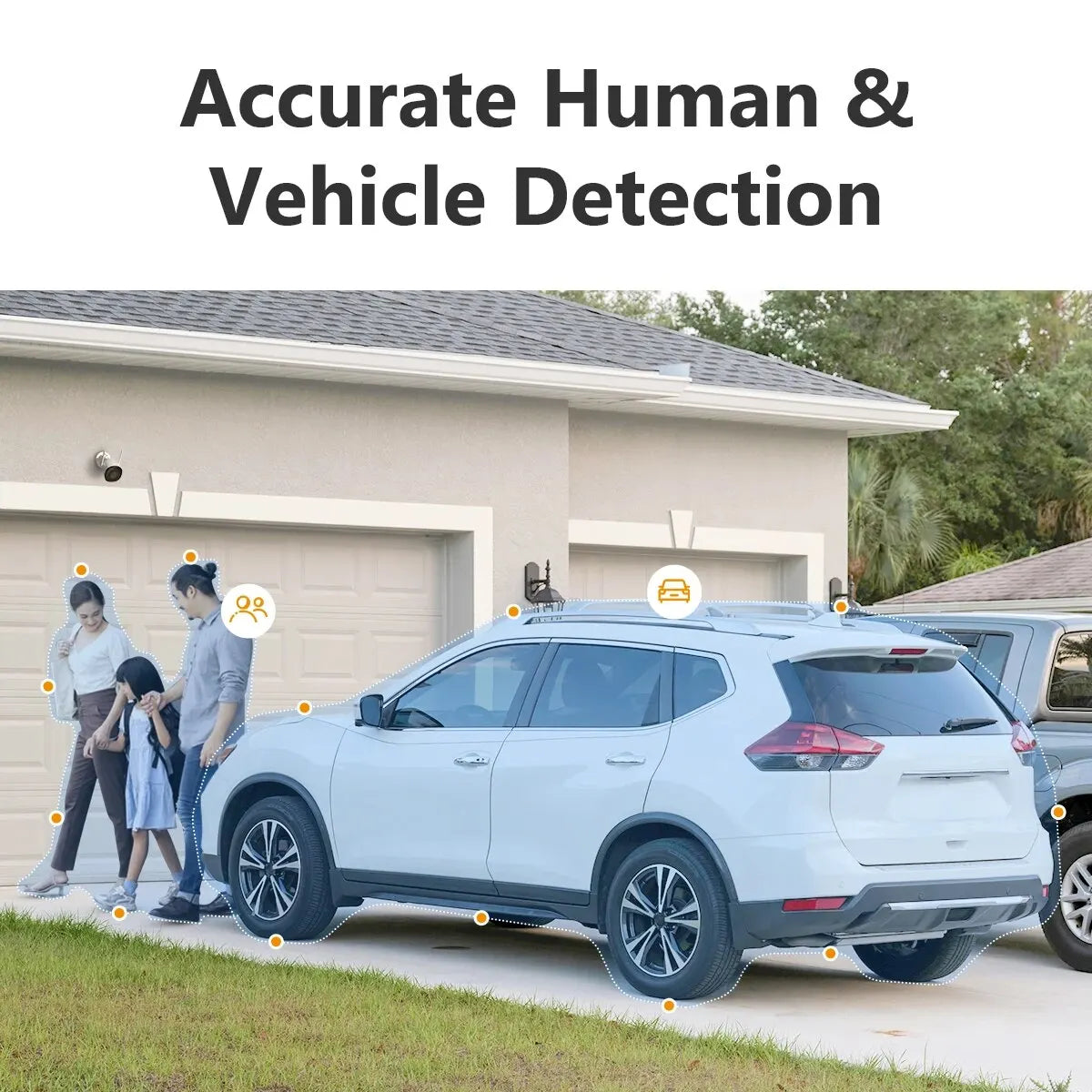 IMOU Bullet 3C 3MP5MP Wifi IP Camera Automatic Tracking IP67 AI Human&Vehicle Detection Outdoor Surveillance Security Protection