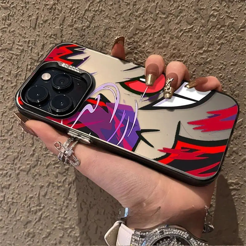 Anime Phone Case For Gengars P-Pokémons iPhone 16 15 14 13 12 11 Pro Max X XR XSMAX 8 7 Plus Candy Matte Shockproof Back Cover
