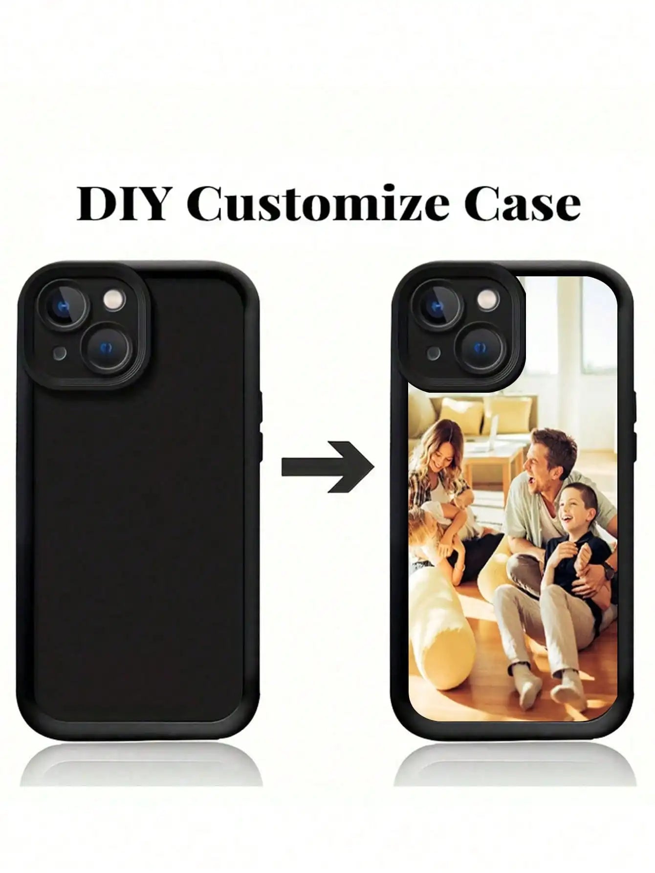 DIY Personalized photos Customized Frosted Case For iPhone 16 15 14 13 12 11 Pro Max SE 2020 2022 XS XR MAX back cover cases