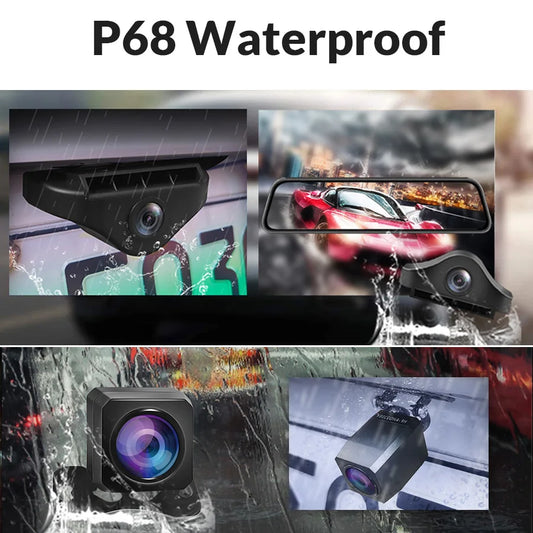 FHD 1080P 2.5mm 4 Pin Jack Port Sony Car DVR Mirror Rear View Camera Night Vision Reversing Auto Parking Monitor Waterproof