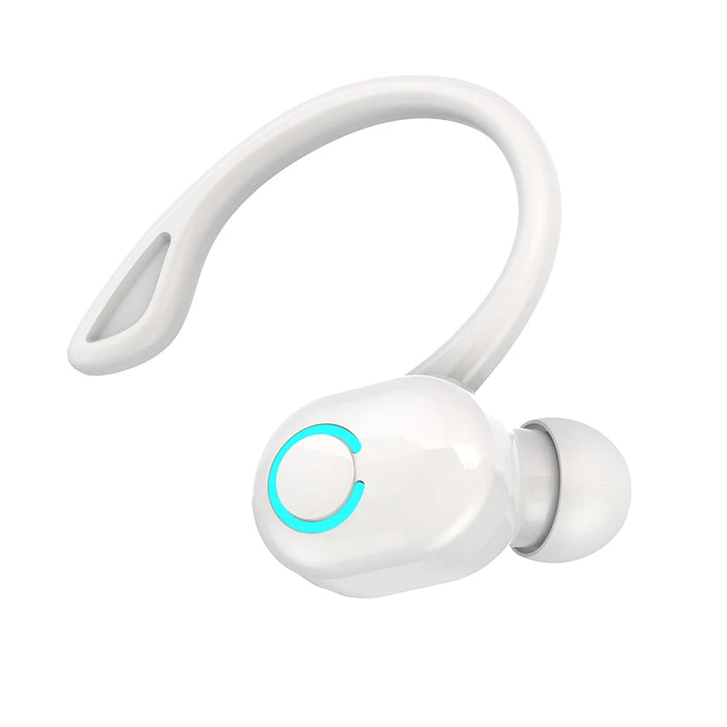 Bluetooth 5.2 Business Wireless Headphone Ear-Hook Mini HIFI Bass Noise Cancelling Earphone With Mic Earbuds Sport Game Headset