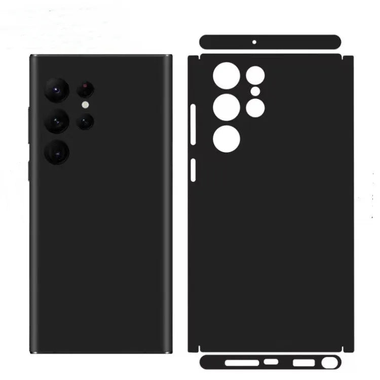 Plain Macaroon Color Decal Skin for Samsung S24 S23 S22 Ultra S255G Back Screen Protector Film Cover Wrap Modify Sticker