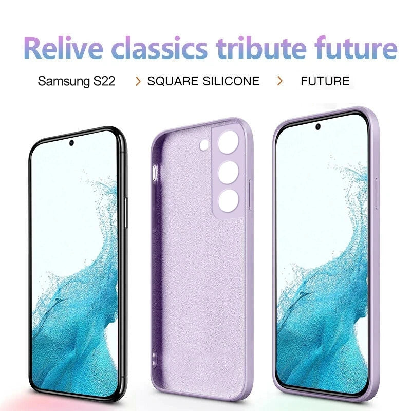 Soft Liquid Silicone Case For Samsung Galaxy S21 S23 S10 Plus S20 FE S10E S22 Note 20 Ultra Cover