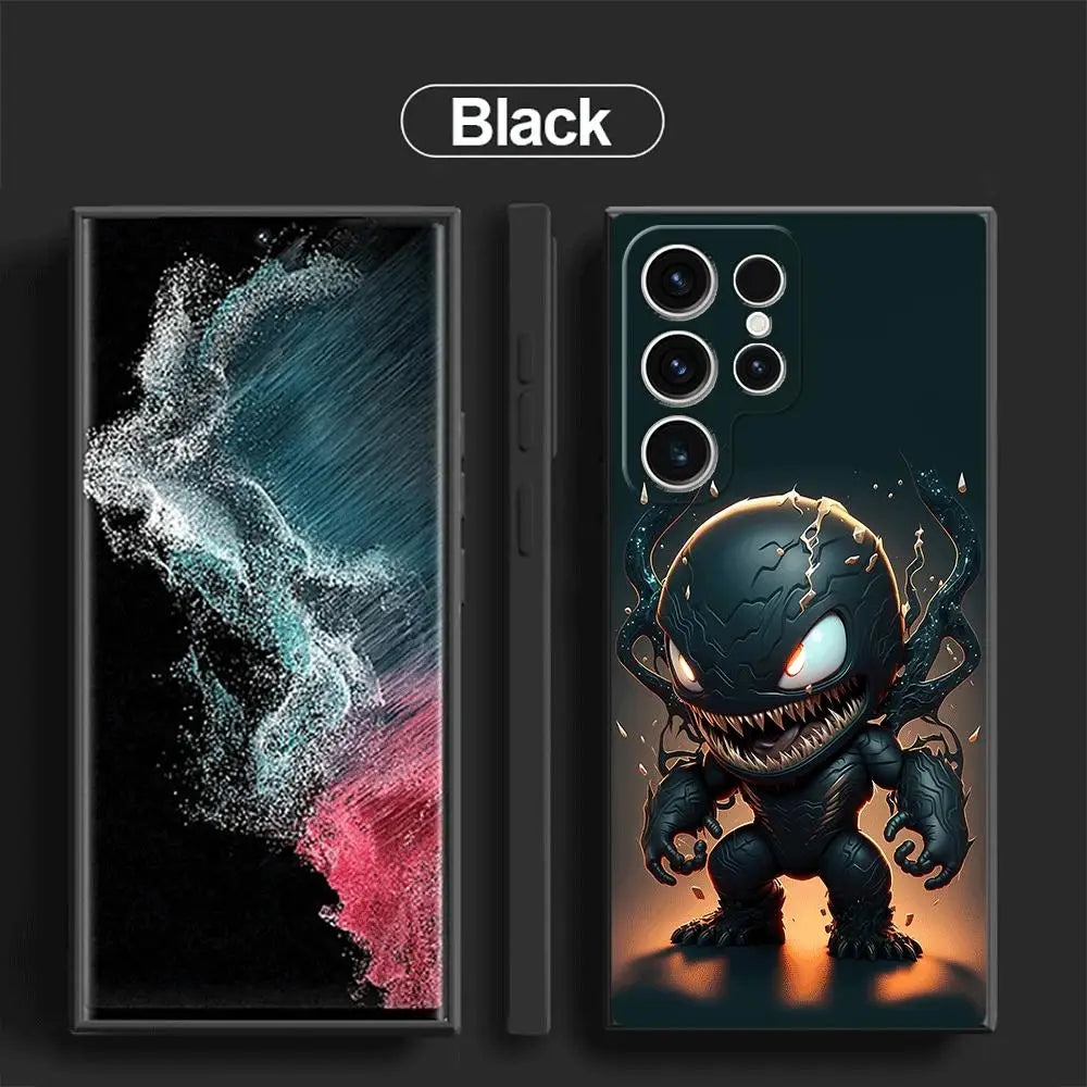 Marvel Iron Man Cover Phone Case for Samsung Galaxy S24 Ultra S22 S23 Ultra S21 S20 FE 5G Protective Soft Cases Cute