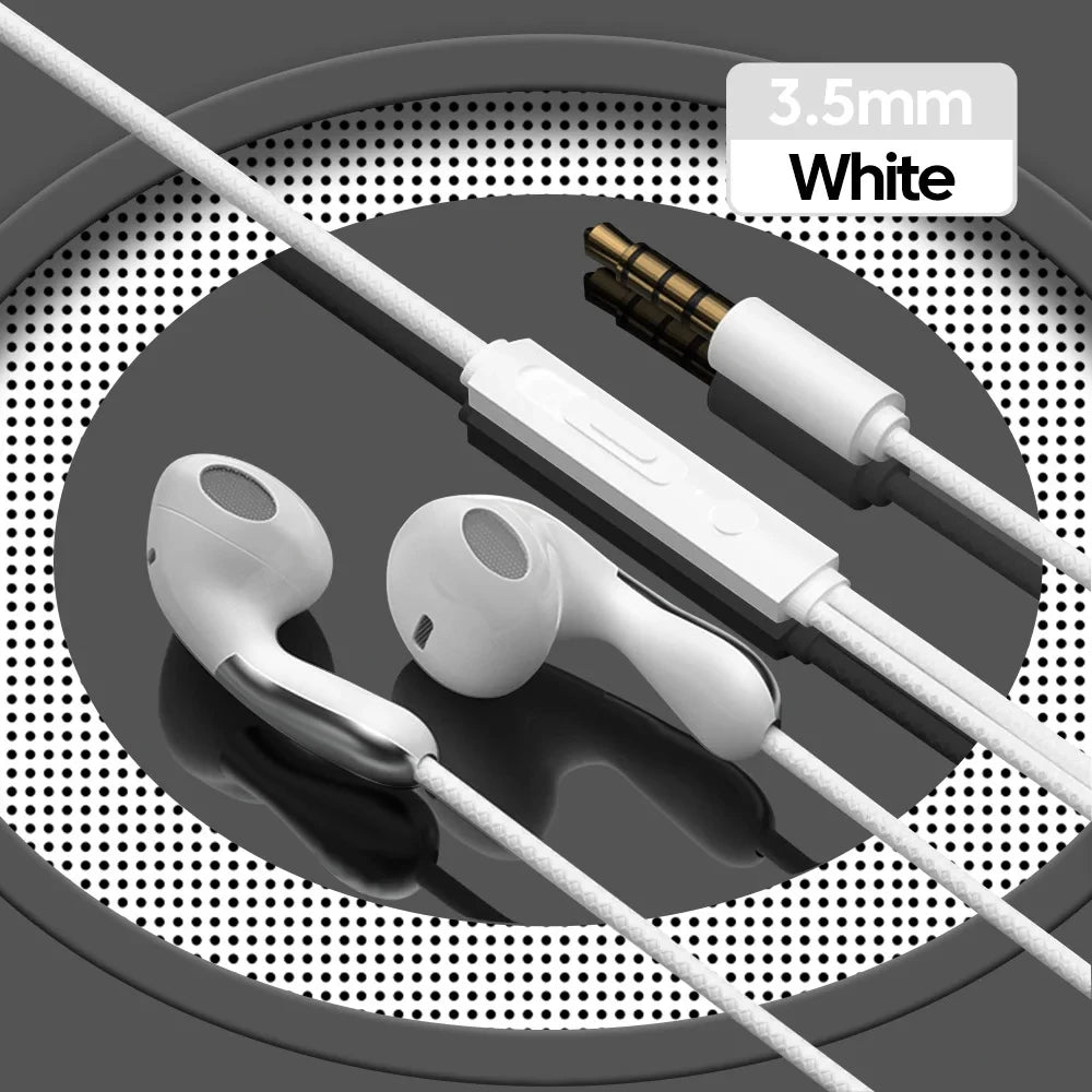 Type C Wired Earphone For Samsung Galaxy S24 S23 S22 Ultra USB-C Headphones A53 A52 A34 A54 Note 20 10 3.5mm Jack Earbud Headset