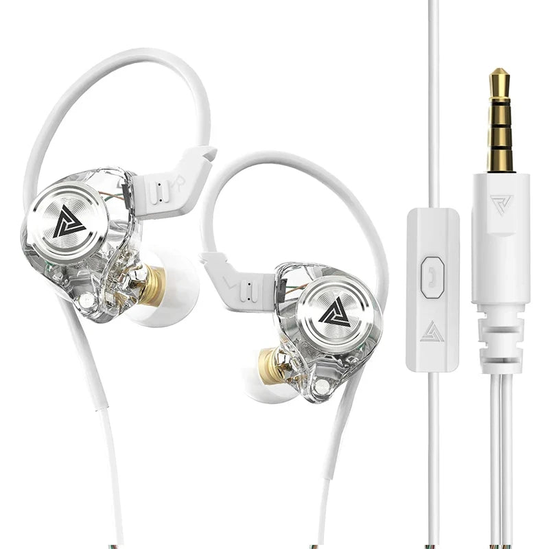 Original QKZ AK3 FiLe HiFi Earphone 3.5mm Wired Headphones with Microphon Bass Stereo Earbuds Music Sport Headset for Smartphone