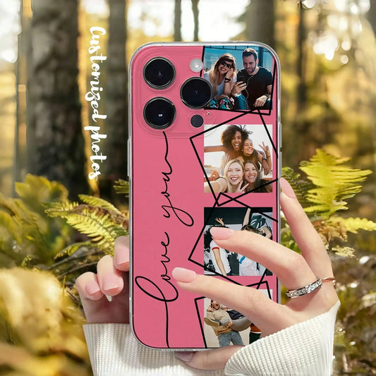 DIY customized TPU shockproof phone case For iPhone 16 15 14 13 12 11 XS Pro Max Mini SE 2020 2022 X XS XR 7 8 Plus back cover