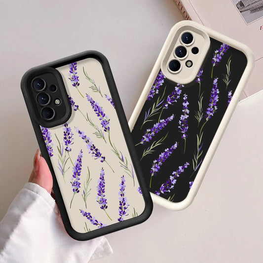 Little tulip Phone Case for Samsung Galaxy A25 A35 A15 A51 A55 A51 A71 A72 A73 A52 A52s A53 A54 4G 5G Soft Copa