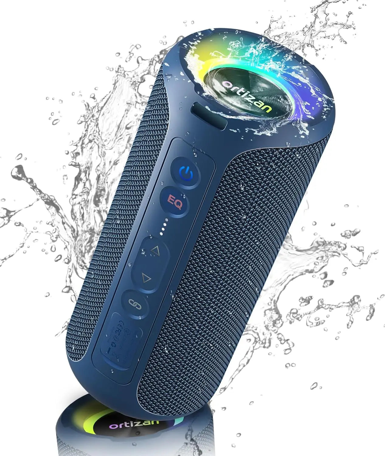 Ortizan X8 Pro Waterproof Bluetooth Speaker Portable Powerful Sound Box Bass Boost Dual Pairing True Wireless Speaker TF/AUX in
