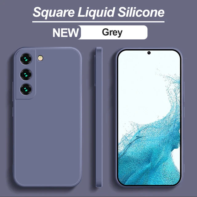 Soft Liquid Silicone Case For Samsung Galaxy S21 S23 S10 Plus S20 FE S10E S22 Note 20 Ultra Cover