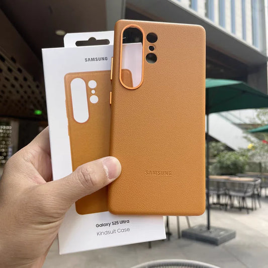 Samsung Galaxy S25 Ultra 5G Case Premium Genuine Luxury Leather Phone Case Full Protective Shockproof Shell S25 Plus Ultra S25+