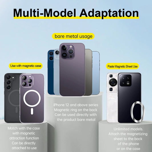 TELESIN Magnetic Selfie Stick Tripod with Remote For Cellphone For iPhone 16 15 14 13 12 Pro Max For HUAWEI XIAOMI SAMSUNG