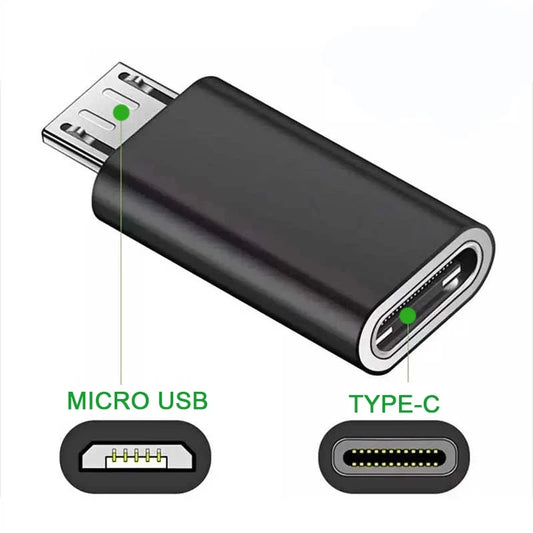 USB Type C To Micro USB Android Adapter Connector for Phone Tablet Micro USB Male To Type C Female Converter for Xiaomi Huawei