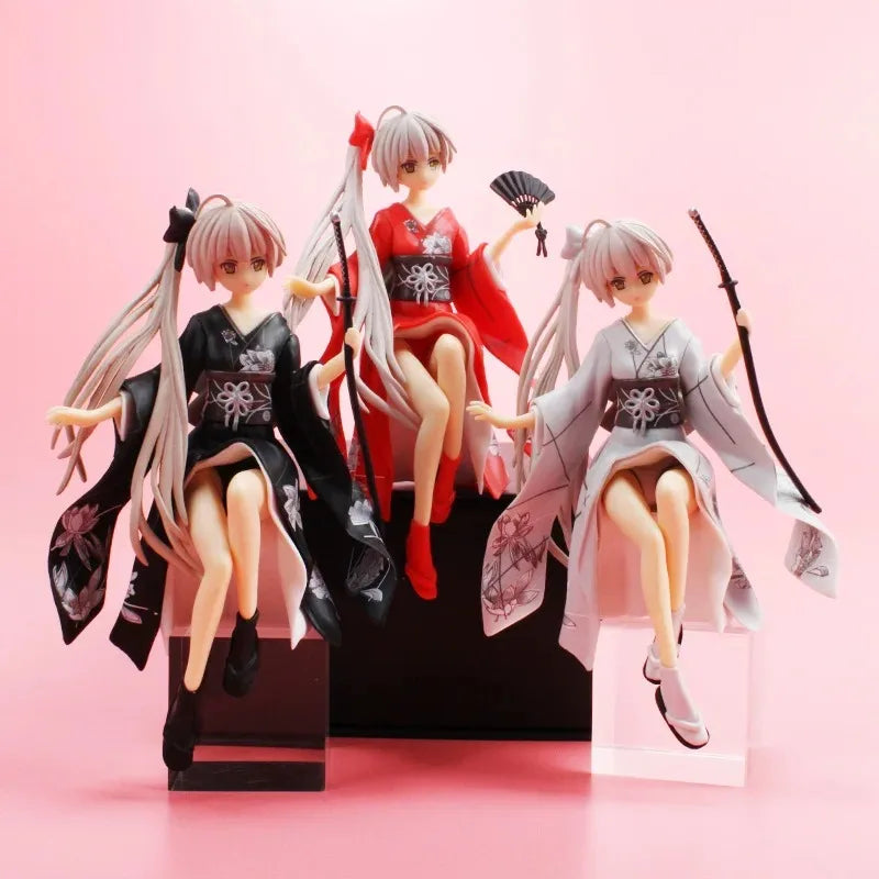 10cm Cute Anime Lady Doll with Rabbit - Perfect Birthday Gift & Home Decoration!
