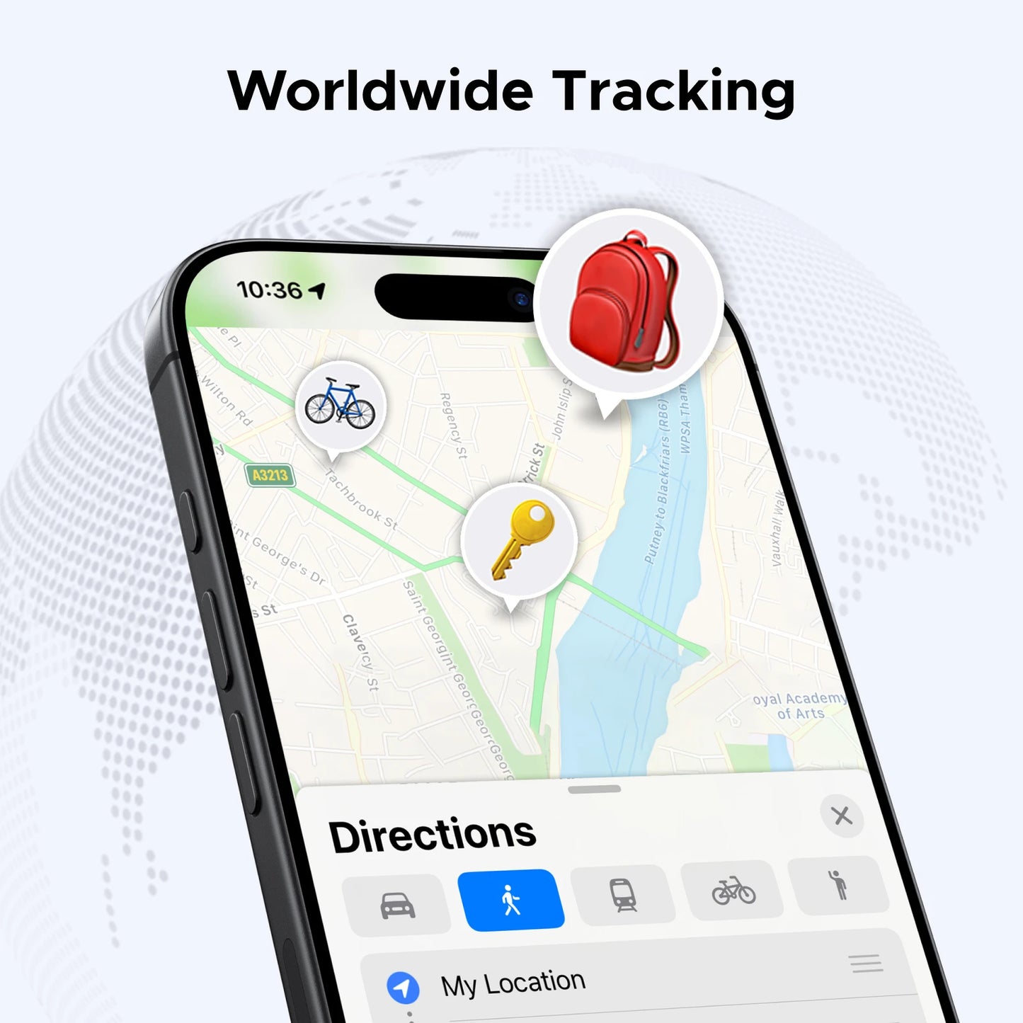 UGREEN Smart Bluetooth Tracker, Keys Finder Item Locator SmartTag