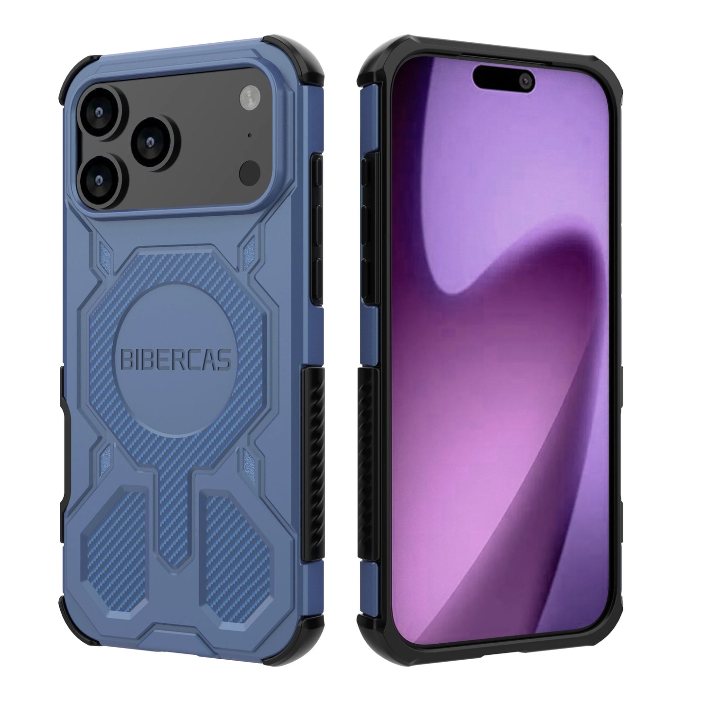 Military Armor Phone Case For iPhone 17 16 15 14 13 Pro Max 17Air 16E Magnetic Wireless Charging Anti-Drop Protective Cover