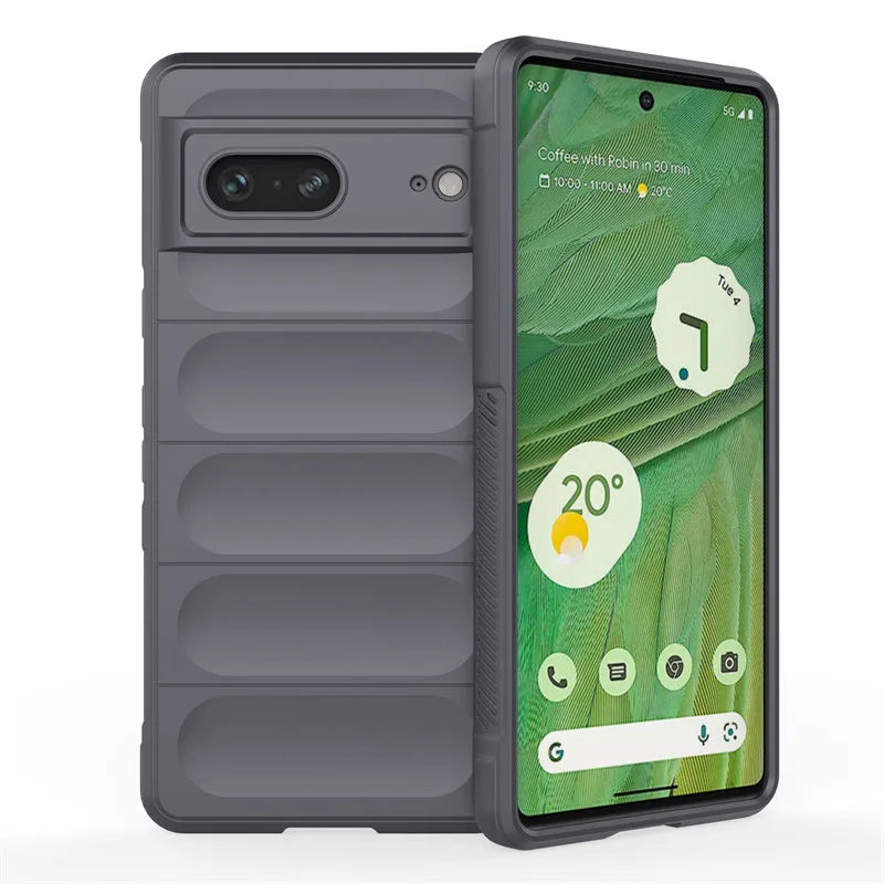 For Google Pixel 7 Case Google Pixel 7 Pro 6A Cover Cases Skin-Friendy Shockproof Silicone Phone Back Cover For Google Pixel 7
