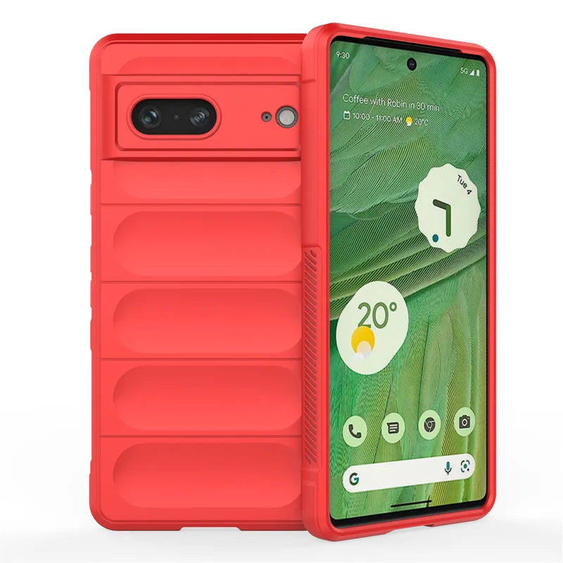 For Google Pixel 7 Case Google Pixel 7 Pro 6A Cover Cases Skin-Friendy Shockproof Silicone Phone Back Cover For Google Pixel 7