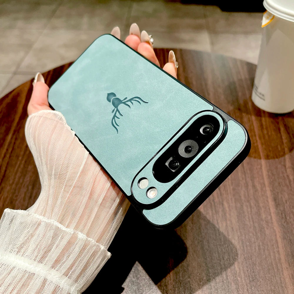 Retro Leather Case For Google Pixel 9 8 7 Pro XL A 9A 8A 7A 9Pro 8Pro 7Pro For Pixel 9 8 7 Pro XL A 9A 8A 7A Phone Retra Cover