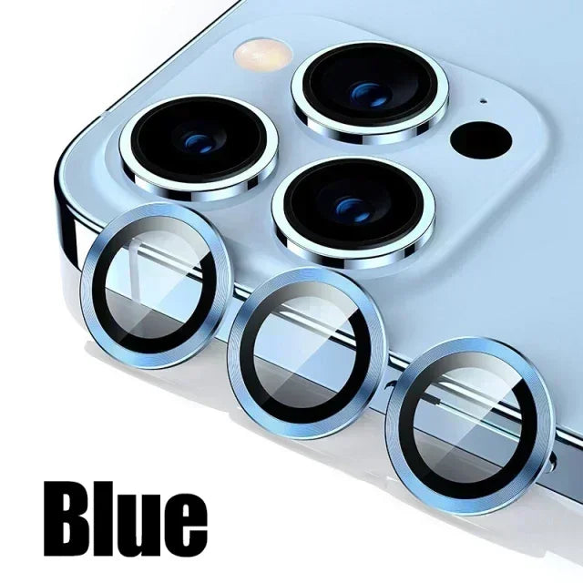 3Pcs Metal Lens Protector Glass For iPhone 16 13 12 11 14 15 Pro Max Mini Camera Lens Protection Film For iPhone 16 14 15 Plus
