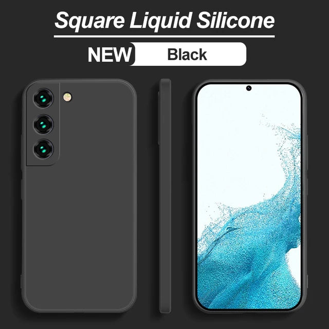 Soft Liquid Silicone Case For Samsung Galaxy S21 S23 S10 Plus S20 FE S10E S22 Note 20 Ultra Cover