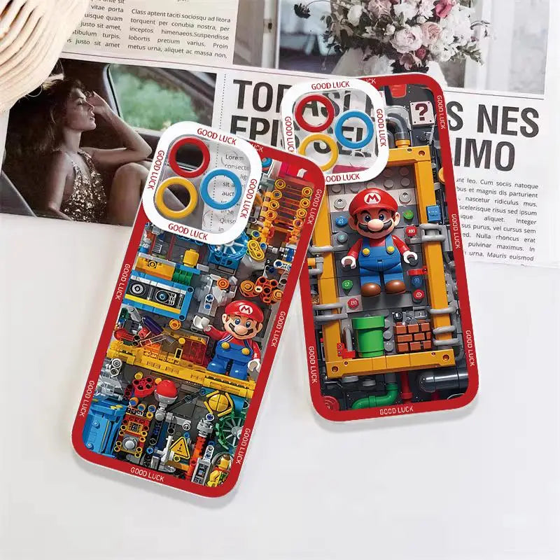 Super Mario Bros Game Case for OPPO Realme C53 C55 C63 C67 C65 C51 C33 C12 C25 C25S 5 6 5i 6i 9i 5S 3 8 9 10 12 Pro Plus V13